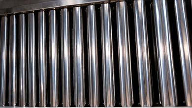 Stainless steel baffle filters